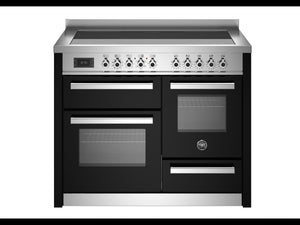 Bertazzoni PRO115I3ENET Professional 110cm Electric Induction Range Cooker - Gloss Black