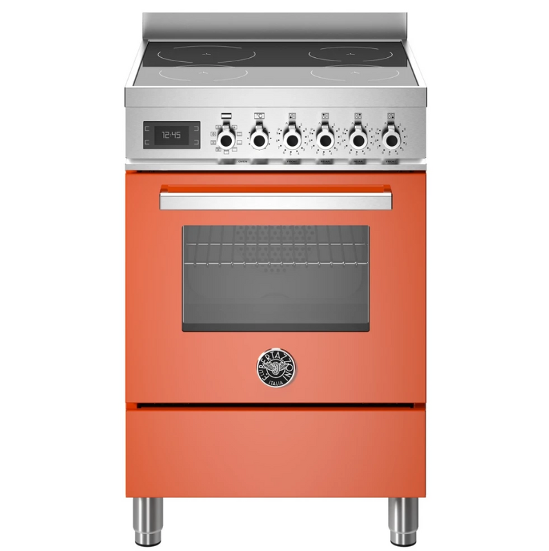 Bertazzoni PRO64I1EART Professional 60cm Induction Range Cooker - Gloss Orange