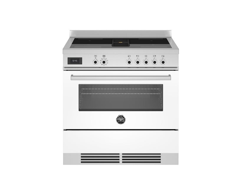 Bertazzoni PROCH94I1EBIT Professional 90cm Air-Tech Vented Induction Range Cooker - White