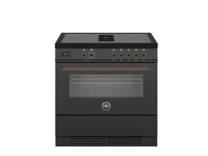 Bertazzoni PROCH94I1ECAT Professional 90cm Air-Tech Vented Induction Range Cooker - Carbonio