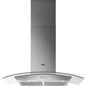 AEG DTB3953M 90cm Curved Glass Chimney Cooker Hood