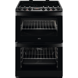 AEG CCB6740MCB 60cm Electric Double Oven Freestanding Cooker