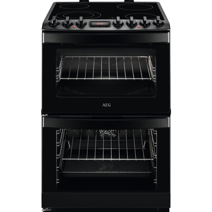 AEG CCB6740MCB 60cm Electric Double Oven Freestanding Cooker