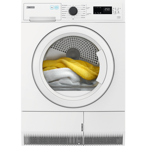 Zanussi ZDC82B4PW 8kg Condenser Tumble Dryer