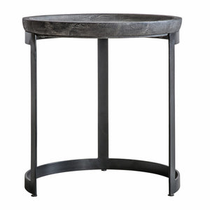 Ottawa Mango Wood Nest of 2 Tables - Grey