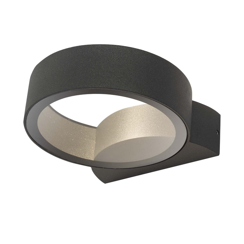 dar lighting REO3239 Reon Round Outdoor LED Up and Down LED Wall Light IP65