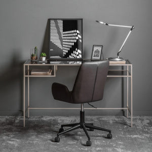 Rothbury Metal Desk - Silver