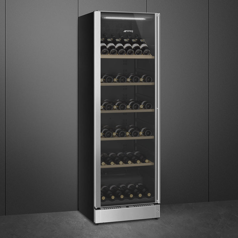 Smeg SCV115GS Freestanding Classic Wine Cooler