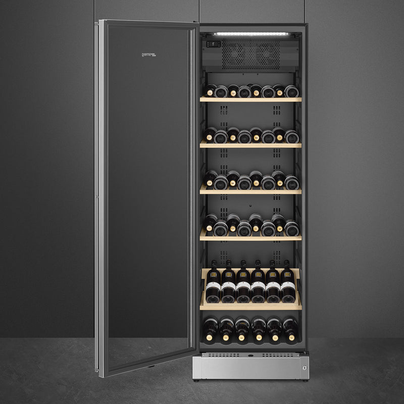 Smeg SCV115GS Freestanding Classic Wine Cooler