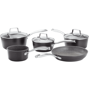 Stellar SPC1 Rocktanium 5 Piece Saucepan Set