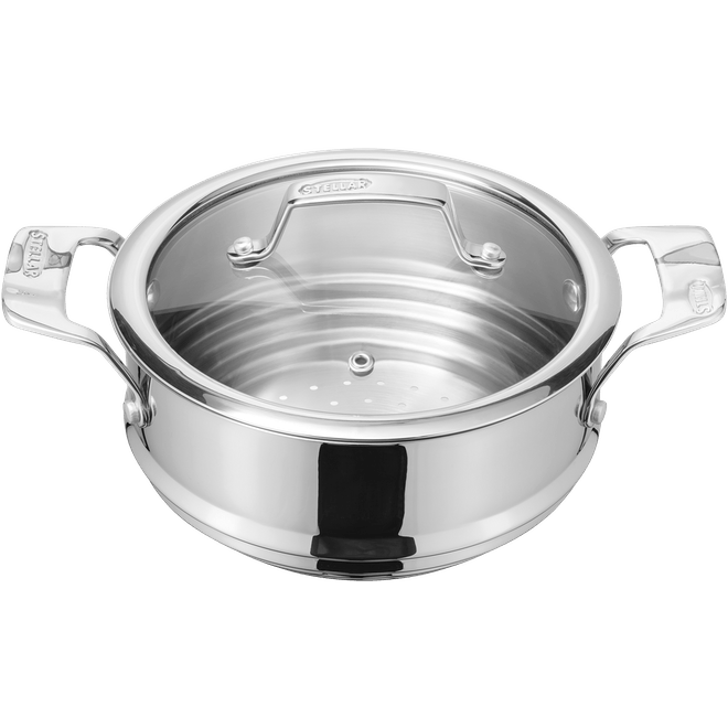 Stellar STM12 Stainless Steel 16/18/20cm Steamer Insert
