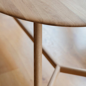 Madrid 180cm Light Oak Oval Dining Table