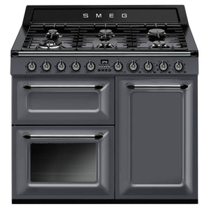 Smeg TR103GR Victoria Dual Fuel Range Cooker - Stainless Steel