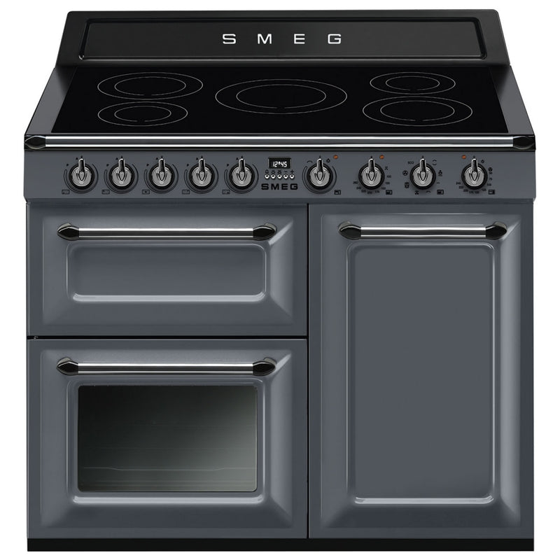 Smeg TR103IGR2 Victoria 100cm Induction Range Cooker - Slate Grey