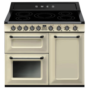 Smeg TR103IP2 Victoria 100cm Induction Range Cooker - Cream