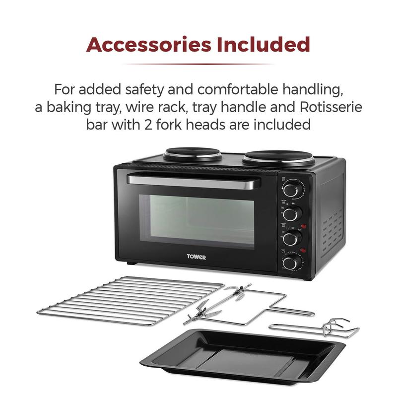 Tower T14045 42L Mini Oven & Hob