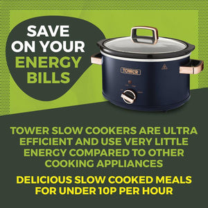 Tower T16042MNB 3.5L Slow Cooker