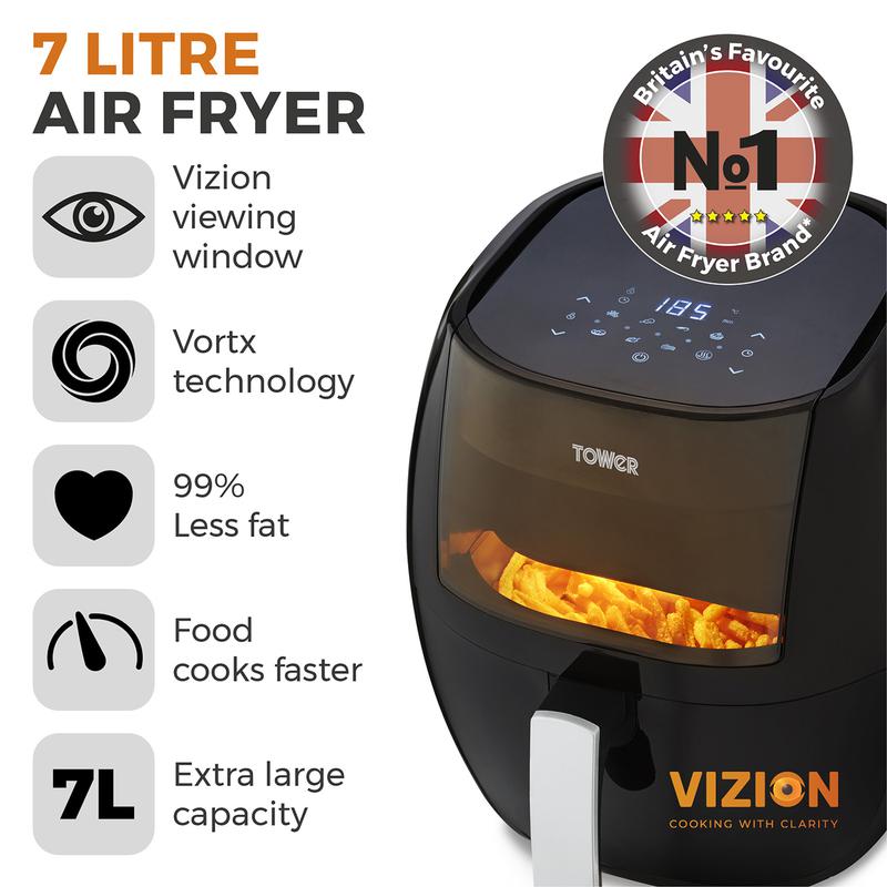Tower T17072 Vortx Vizion 7L Air Fryer