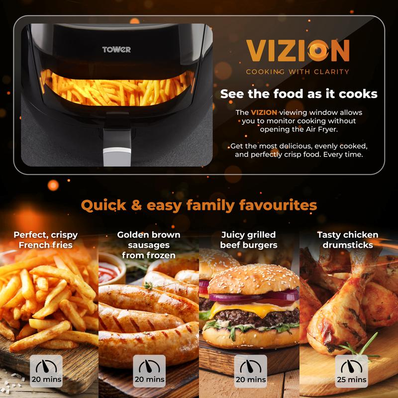 Tower T17072 Vortx Vizion 7L Air Fryer