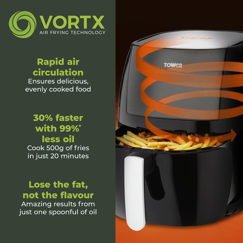 Tower T17072 Vortx Vizion 7L Air Fryer