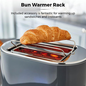 Tower T20043GRP 2 Slice Toaster