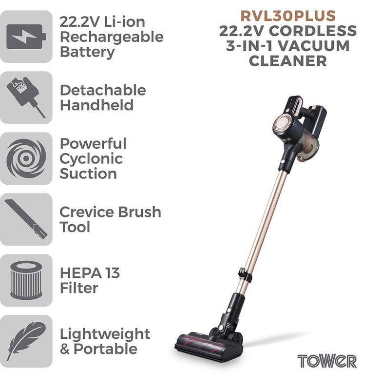 Tower T513003BLG Cordless Vacuum Cleaner