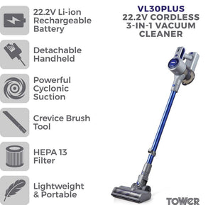 Tower T513003 VL30 Cordless Vacuum Cleaner