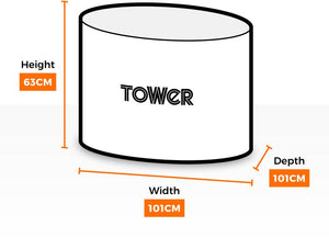 Tower T978512COV Sphere Pit and Grill Cover