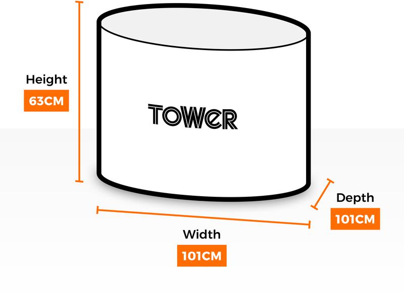 Tower T978512COV Sphere Pit and Grill Cover