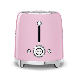 Smeg TSF01PKUK 50's Retro Style 2 Slice Toaster