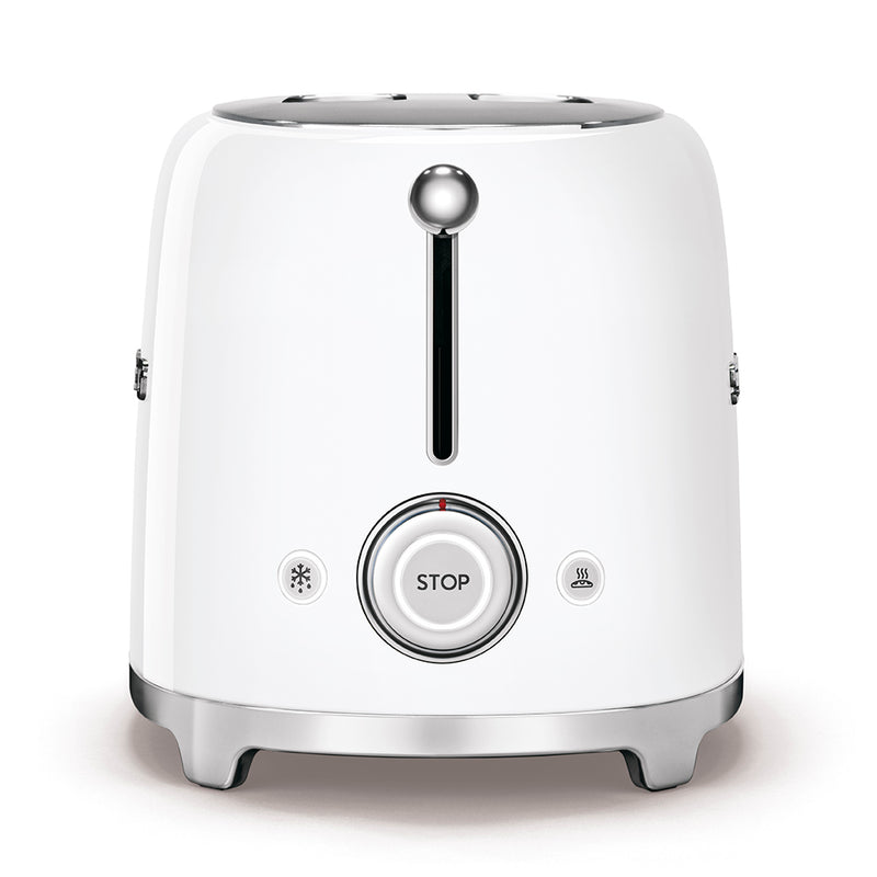 Smeg TSF01WHUK 50's Retro Style 2 Slice Toaster