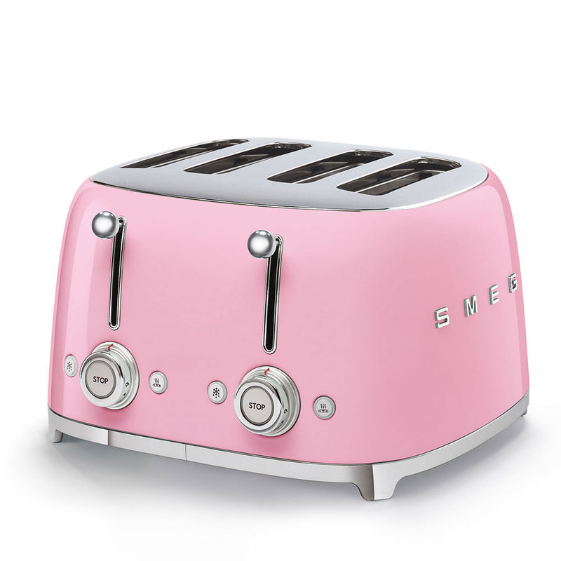 Smeg TSF03PKUK 50's Retro Style 4 Slice Toaster