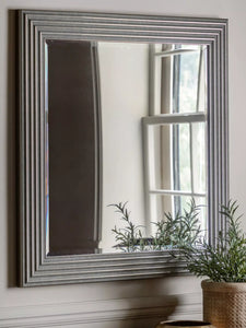 Whitechapel Square Mirror - Silver