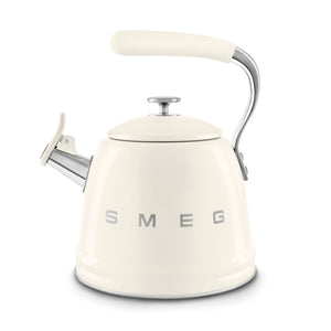 Smeg WKF01CR 50's Retro Style Whistling Kettle - Cream