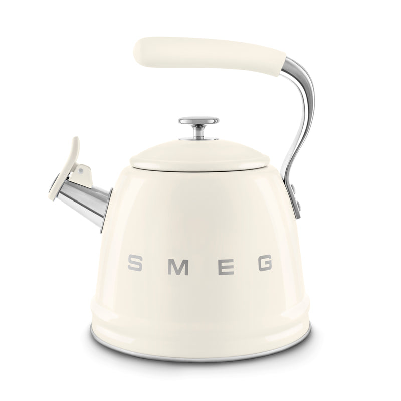 Smeg WKF01CR 50's Retro Style Whistling Kettle - Cream
