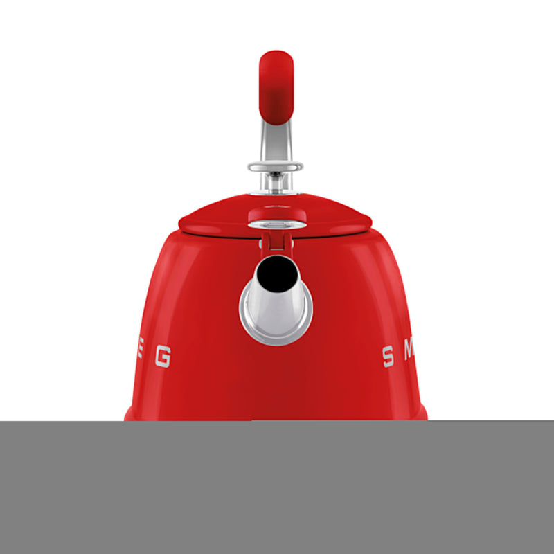 Smeg WKF01RD 50's Retro Style Whistling Kettle - Red