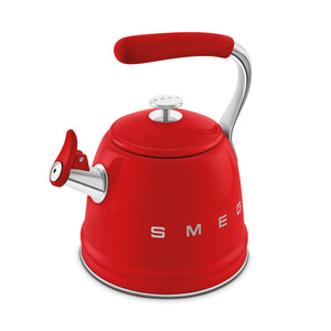 Smeg WKF01RD 50's Retro Style Whistling Kettle - Red