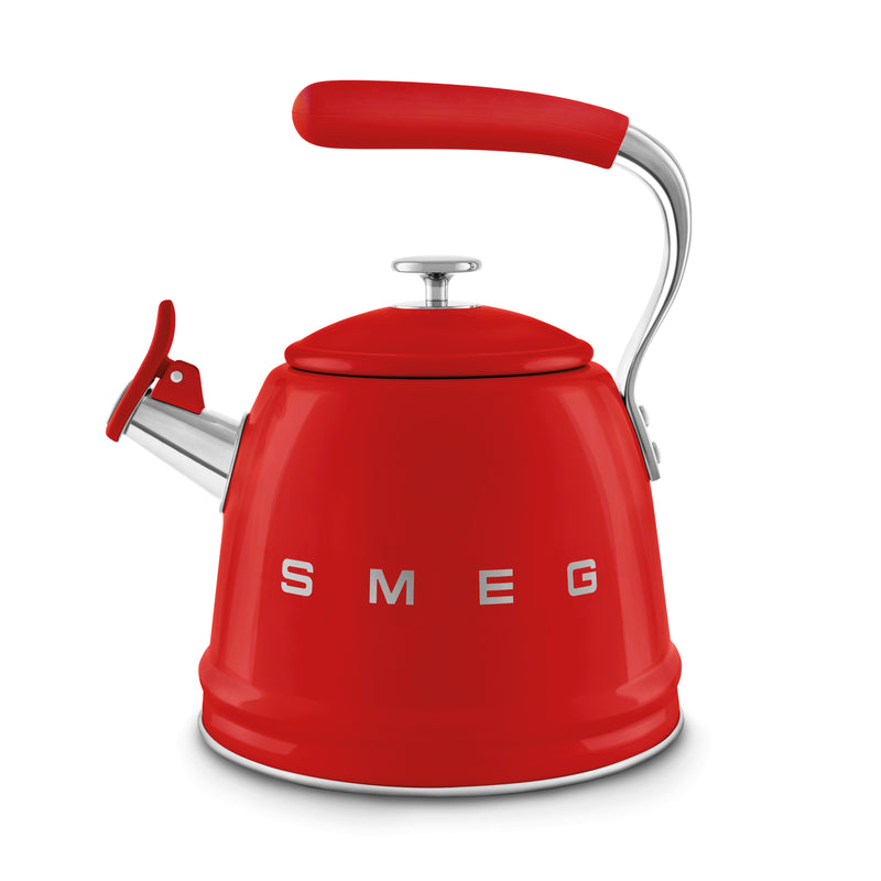 Smeg WKF01RD 50's Retro Style Whistling Kettle - Red