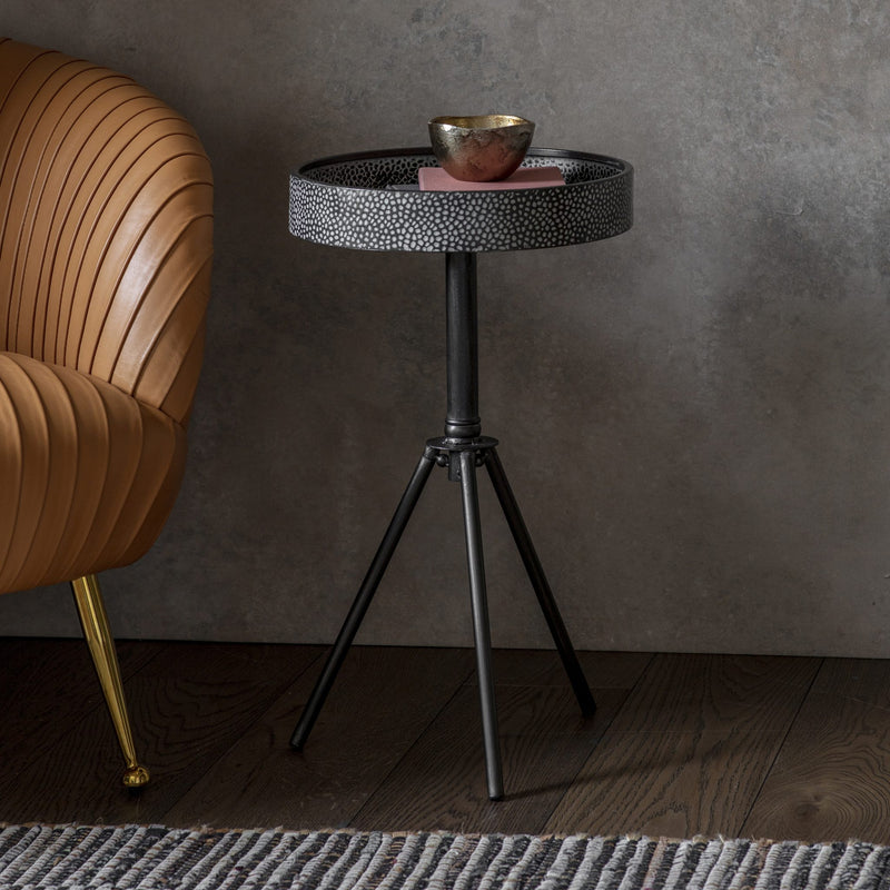 Pilson Metal Side Table - Black