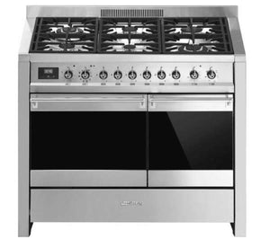 Smeg A2PY-81 Classic Opera 100cm Dual Fuel Range Cooker - Stainless Steel