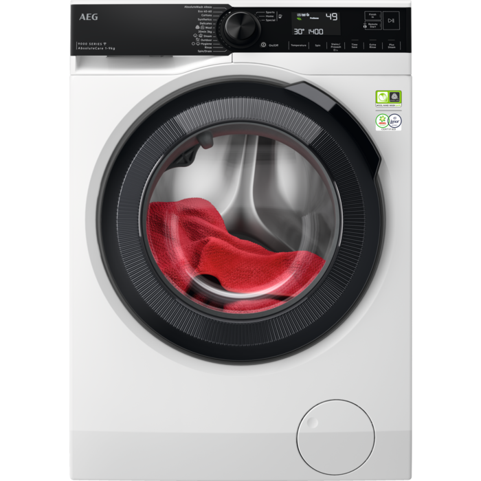 AEG LFR94946WS 9kg 1400 Spin Washing Machine