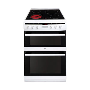 Amica AFC6550WH 60cm Electric Double Oven Freestanding Cooker