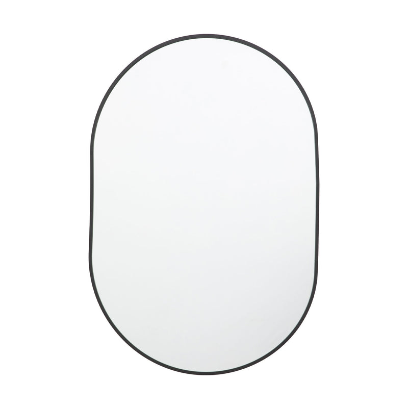 Yardley Small Oval Mirror - Black
