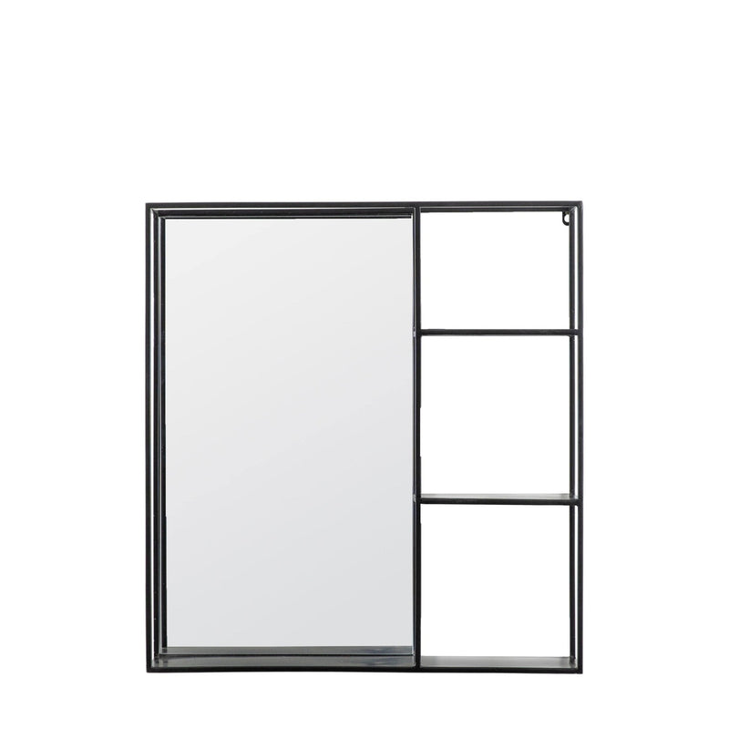 Bassan Mirror Shelf - Black