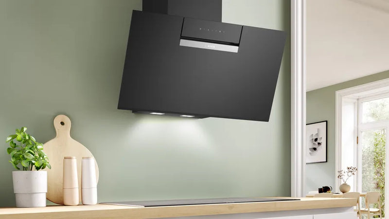 Bosch DWK87FN60B 80cm Angled Chimney Cooker Hood