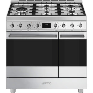 Smeg C92GMX2 90cm Concert Dual Fuel Range Cooker - Stainless Steel