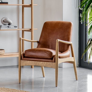 Carrera Armchair - Brown