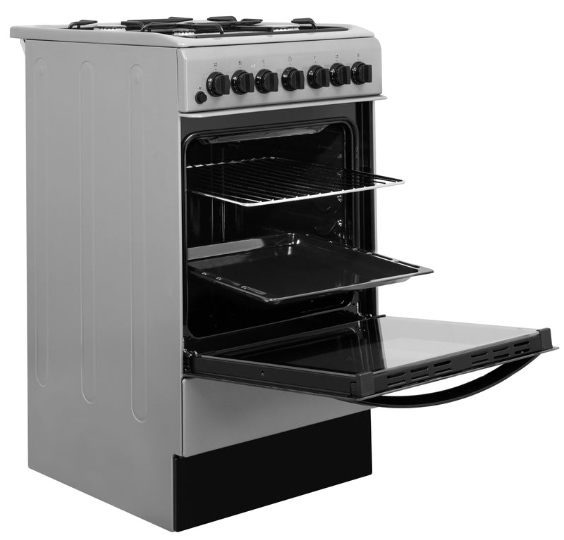 Indesit IS5G4PHSS/UK 50cm Dual Fuel Single Oven Freestanding Cooker