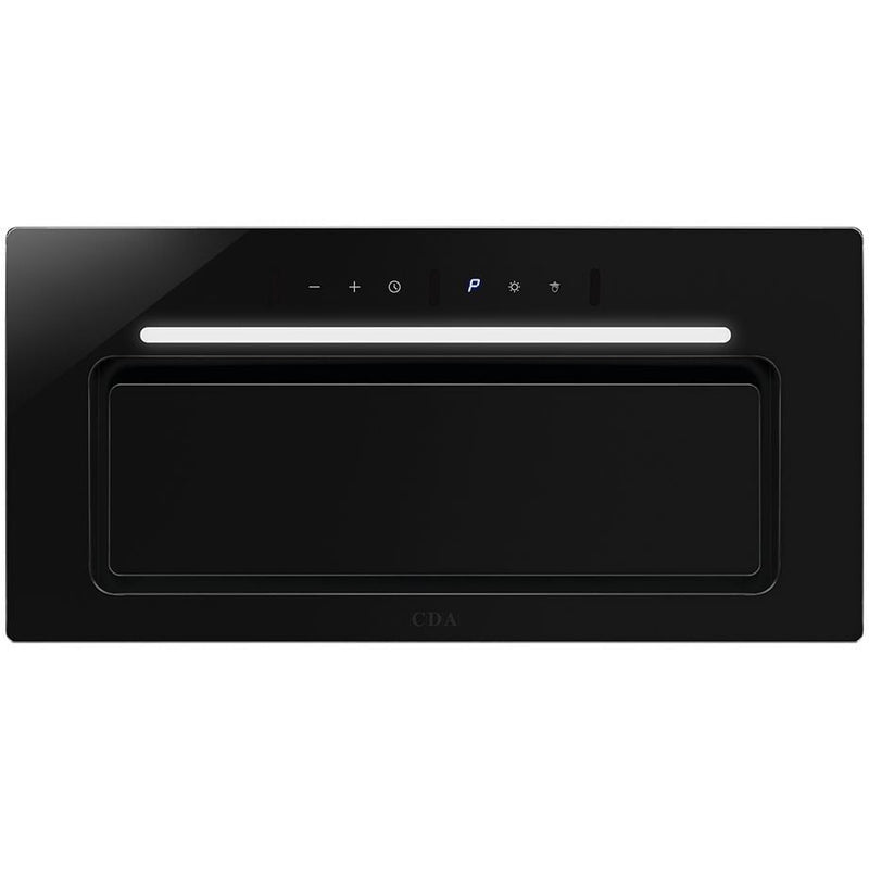 CDA CCG60BL 60cm Canopy Cooker Hood