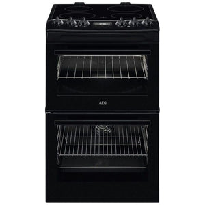 AEG CCX1530ACB 55cm Ceramic Double Oven Freestanding Cooker